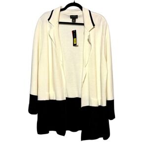 NWT Investments Parisian Chic Old Money Cardigan Women XL‎ Quiet Luxury Classic